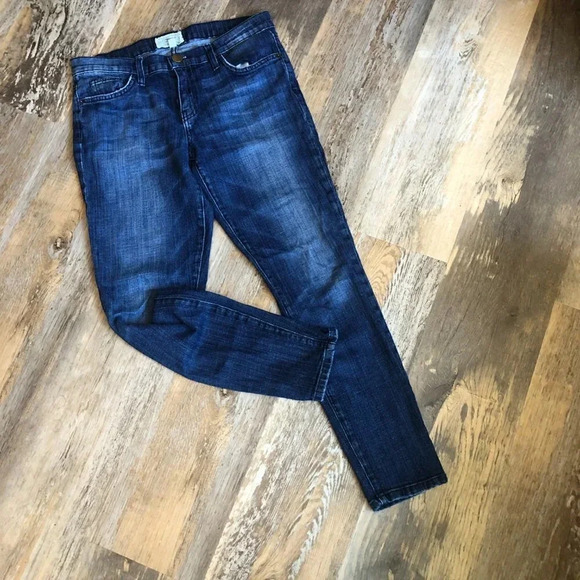 Current / Elliott The Stiletto Subtle Stripe Skinny Leg Jeans - Picture 9 of 9